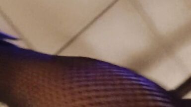 Big Dick Bitch Fishnet stockings and heels Solo - 10 image