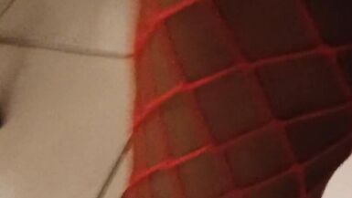 Big Dick Bitch Fishnet stockings and heels Solo - 12 image