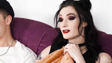 Nikki North Spreads Her Legs And Invites Drake Von To Fuck Her In Missionary Position - TRANS ANGELS - 4 image