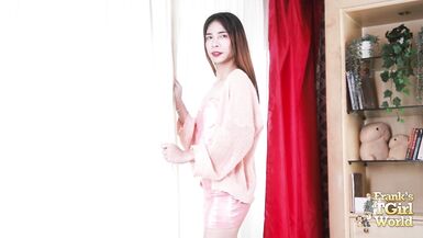 FRANKS TGIRLWORLD - Katie Plays Her Translucent Dildo - 2 image