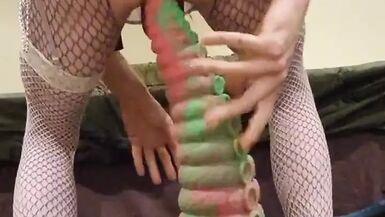 Taking on My Biggest Anal Dildo From johnthomastoys Extreme Anal - 1 image