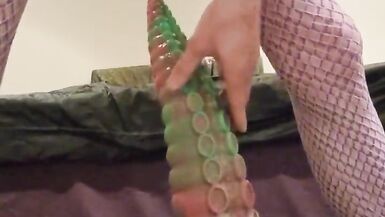 Taking on My Biggest Anal Dildo From johnthomastoys Extreme Anal - 10 image
