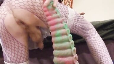 Taking on My Biggest Anal Dildo From johnthomastoys Extreme Anal