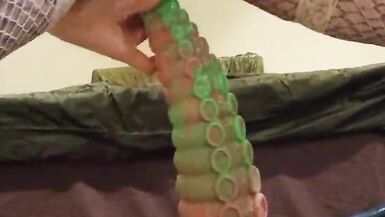 Taking on My Biggest Anal Dildo From johnthomastoys Extreme Anal - 8 image