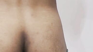 Desi skinny crossdresser anal masturbation with homemade dildo - 12 image