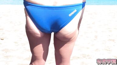 Do You Like Cocks and Buttocks Sticking Out of Your Swimsuit? Masturbation, Handjob, Ejaculation, Secret - 4 image
