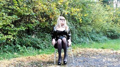 CD Slut Gina in PVC Posing - 5 image