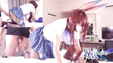 Doggystyle Vibrator Arknights Amiya Cosplayer get Fucked, Asian Hentai Cosplay 9 - 12 image