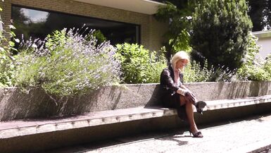 Exciting Sunday Mornings - double cumshot in lingerie and nylon stockings - 3 image