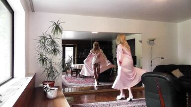 Exciting Sunday Mornings - double cumshot in lingerie and nylon stockings - 4 image