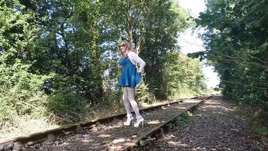 CD Tgirl Gina Milk Squirting and Pissing compilation - 11 image