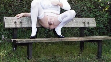 CD Tgirl Gina Milk Squirting and Pissing compilation - 15 image