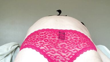 Sissy Fucks Dildo on Sofa - 3 image