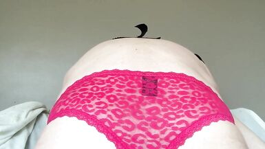 Sissy Fucks Dildo on Sofa - 4 image