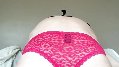 Sissy Fucks Dildo on Sofa - 6 image