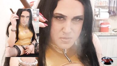 Golden Cigar and Stroking - Sfl040 - 9 image