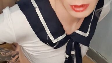 Sissy makes a mess for daddys custom - 13 image