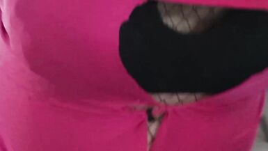 elena andreou crazy cross slut play with her dildo and pantyhose mini skirt and sexy lingerie and screaming - 3 image