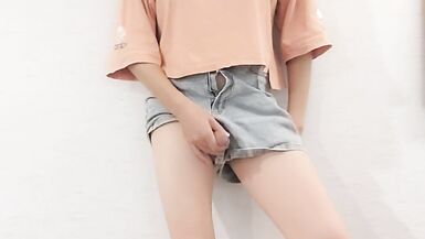 Sissy Solo masturbation with hot panties - 11 image