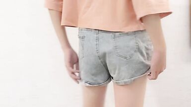 Sissy Solo masturbation with hot panties - 4 image