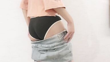 Sissy Solo masturbation with hot panties - 5 image