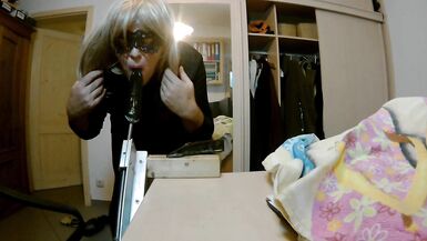 Sissy Trans machine anal fuck - 2 image