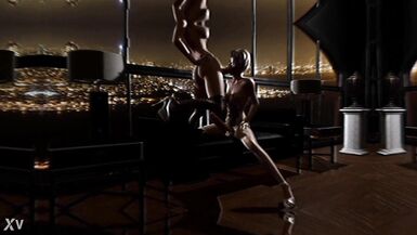 Luxury futas Gwen and Jolie fuck each other on a calm evening [Excerpt, Old Work]