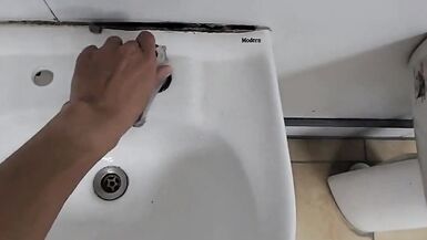 Very Exciting Outdoor Masturbation, Cum on Sexy Thighs. - 8 image