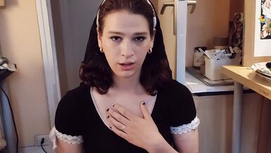 Slutty T-girl Dressed provacatively, blowjobs and anal