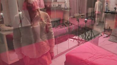 Blonde trans schoolgirl Daphne is being punished by head mistress Mrs Samantha for playing around with the boys - 2 image