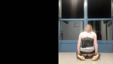 Sissy exposing and humiliation public Compilation 1 - 10 image