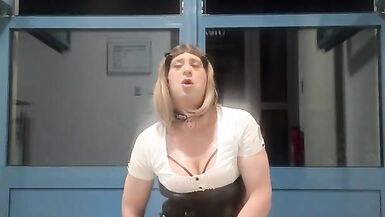 Sissy exposing and humiliation public Compilation 1 - 12 image