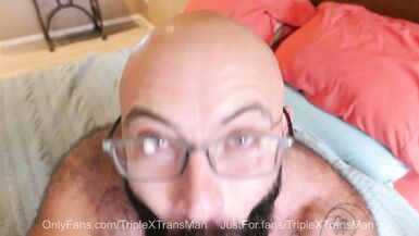 Trans Boy Throats Dildo and Fucks Pussy - 15 image