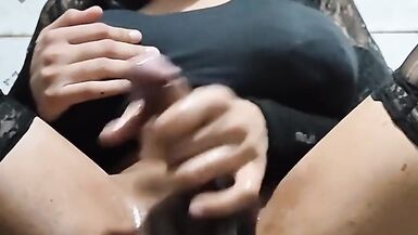 Indian Shemale Masturbation - 13 image