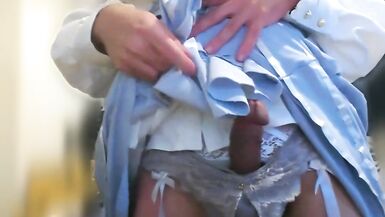 Japanese crossdresser Pleasant ejaculation with cosplay - 5 image