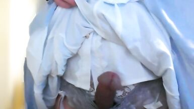 Japanese crossdresser Pleasant ejaculation with cosplay - 8 image