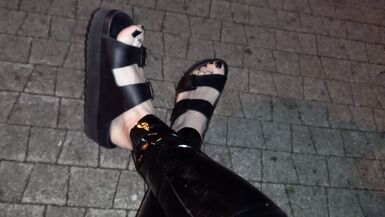 sexy crossdresser feet - 1 image