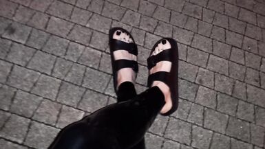 sexy crossdresser feet - 2 image