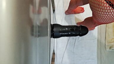 A Deep and Hard Fucking with a Big Dildo! - 5 image