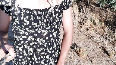 Beautiful ladyboy in mini dress and sandals walks in very hot - 14 image