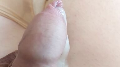 Cindy Bitch Sissygasm & Gorgeous Pre-cum in Tights - 14 image