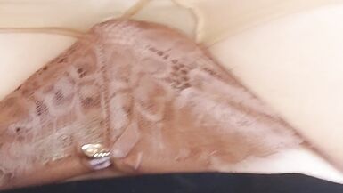 Cindy Bitch Sissygasm & Gorgeous Pre-cum in Tights - 4 image