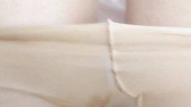 Cindy Bitch Sissygasm & Gorgeous Pre-cum in Tights - 5 image