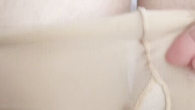 Cindy Bitch Sissygasm & Gorgeous Pre-cum in Tights - 8 image