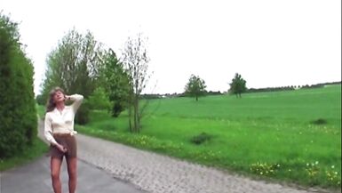 Public Wanking On A Windy Day - 7 image