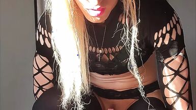 Her Chastity Cage Flops Around While Her Asshole is Stretched Beyond Recognition! - 1 image