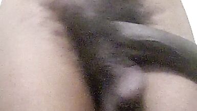 Juicy black cock BBC jack off session - 8 image