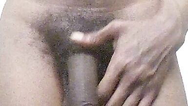 Juicy black cock BBC jack off session - 9 image