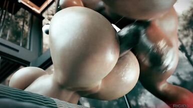 Rigid3d D3d Intense Anal Sex Delicious Tasty Big Ass Swallowing Cum Open Ass Dripping Cum - 14 image