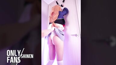 Tied Up and Vibrator Oshi no Ko Ruby cosplayer, hentai japanese shemale cosplay 12 - 11 image